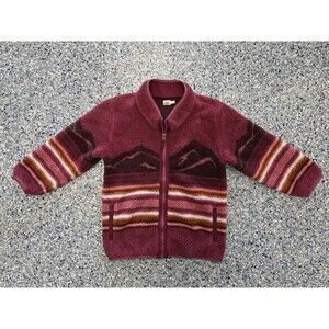 Faherty x B. Exclusive Yellowtail Mountain Sunrise Fleece Jacket Kids Size 10
